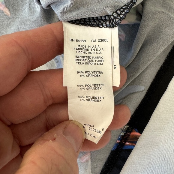 KAREN KANE Women's Tropical Floral Print Sleeveless Asymmetrical Blouse‎ X-Large - Picture 5 of 13